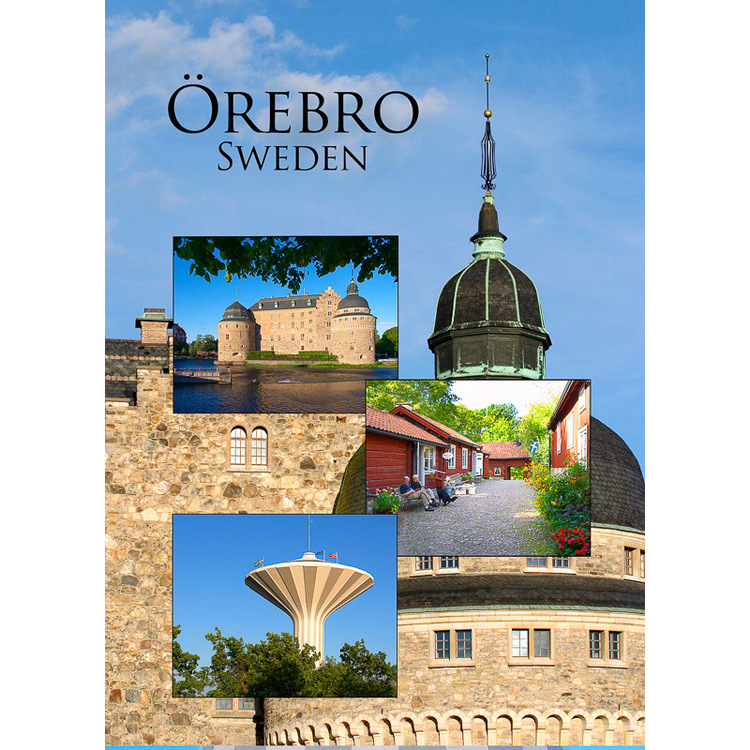 Vykort. Örebro slott - Svampen - Wadköping. Foto: Per Johansson - Joanzon. Kortbutiken säljer detta vykort.