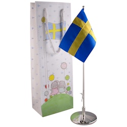 Flaggstång med flagga