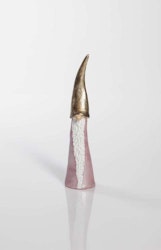 Långa Tomten ljus rosa 21 cm