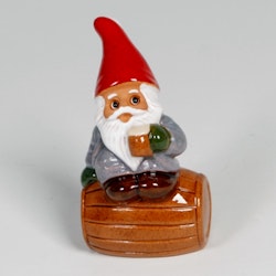 Tomte på Öltunna