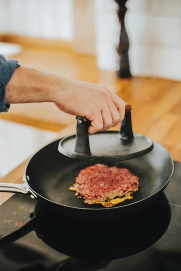 Smash hamburger press
