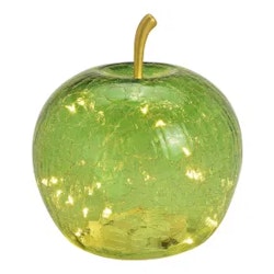 Glas Äpple med 20 ledljus