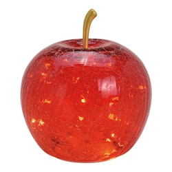 Glas Äpple med 20 ledljus