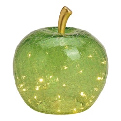 Glas Äpple med 30 ledljus