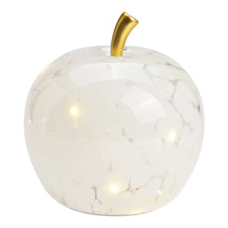 Glas Äpple med 30 ledljus