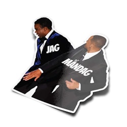 Jag vs. Måndag - Will Smith & Chris Rock Edition - Sticker