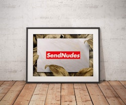 Send Nudes - Tropical Poster