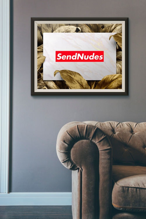 Send Nudes - Tropical Poster