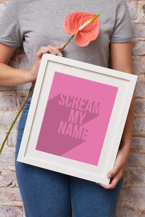 Scream My Name Poster