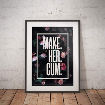 Make Her Cum Poster