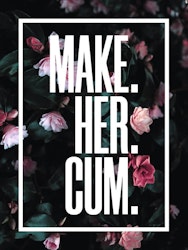 Make Her Cum Poster