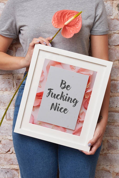 Be Fucking Nice Poster