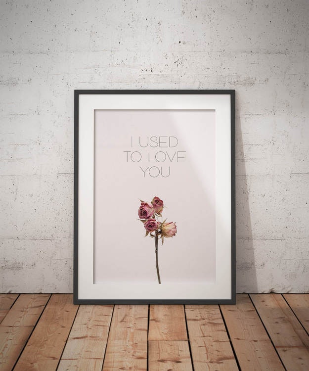 I Used To Love You Poster