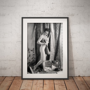 Standing Nude Woman Poster