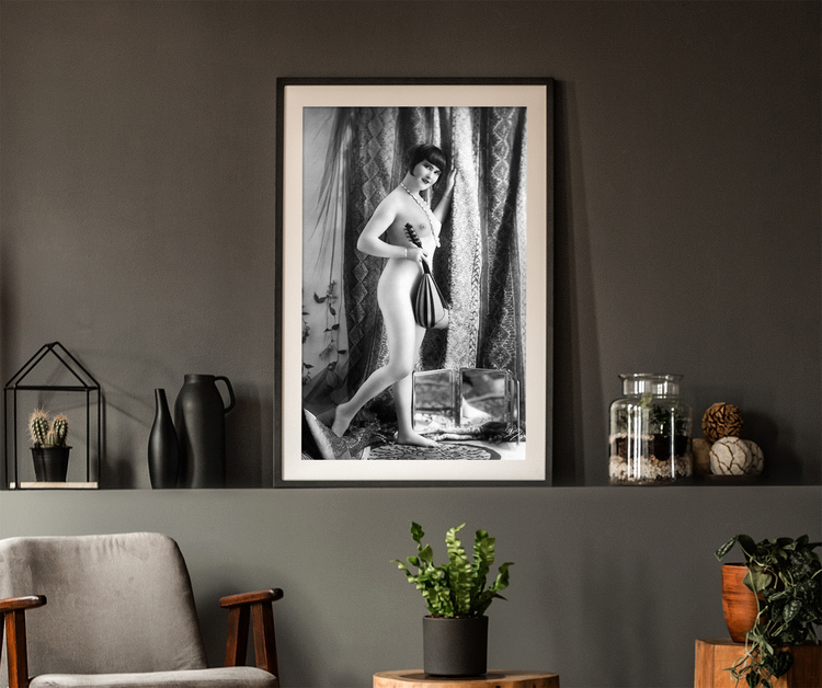 Standing Nude Woman Poster