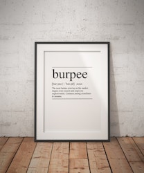 Burpee Poster