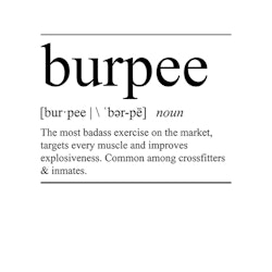 Burpee Poster