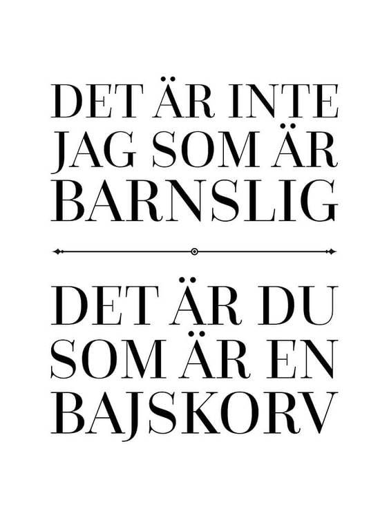 Bajskorv Poster - Art Riot - Roliga, sarkastiska och unika posters!