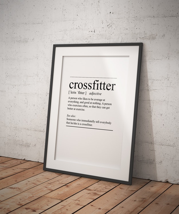 Crossfitter Poster