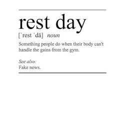 Rest Day Poster