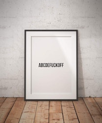 Abcdefuckoff Poster