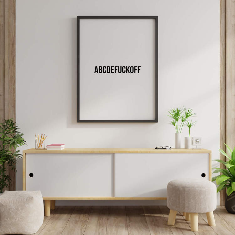 Abcdefuckoff Poster