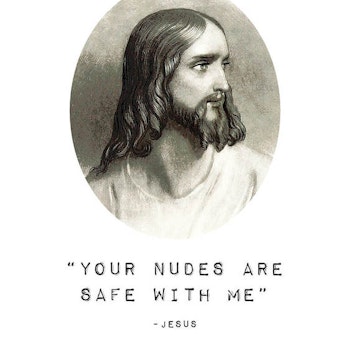 Your Nudes Are Safe With Me Poster