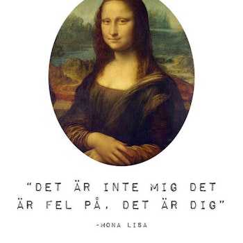 Det Är Inte Mig Det Är Fel På, Det Är Dig Poster