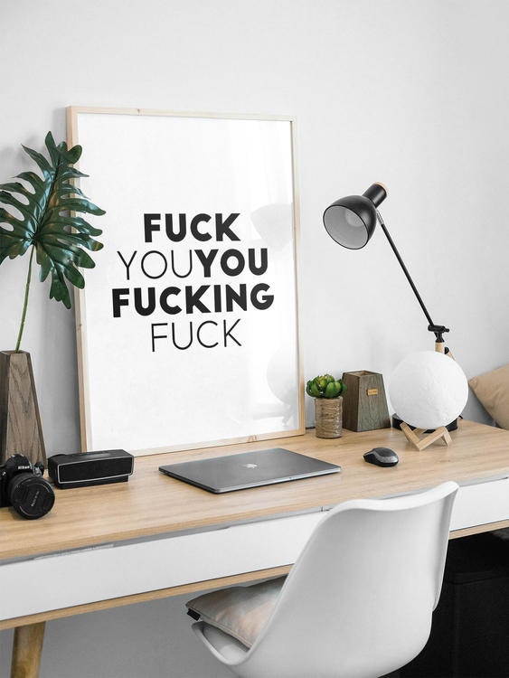 Fuck You You Fucking Fuck Poster