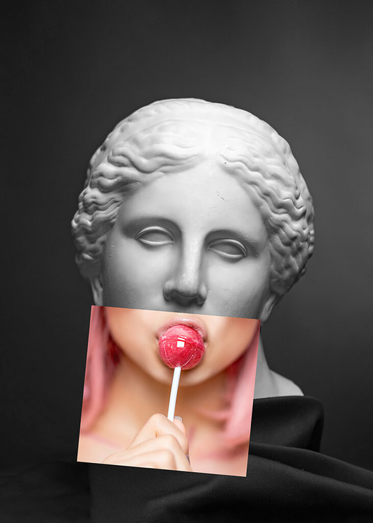 Statue Lollipop Poster