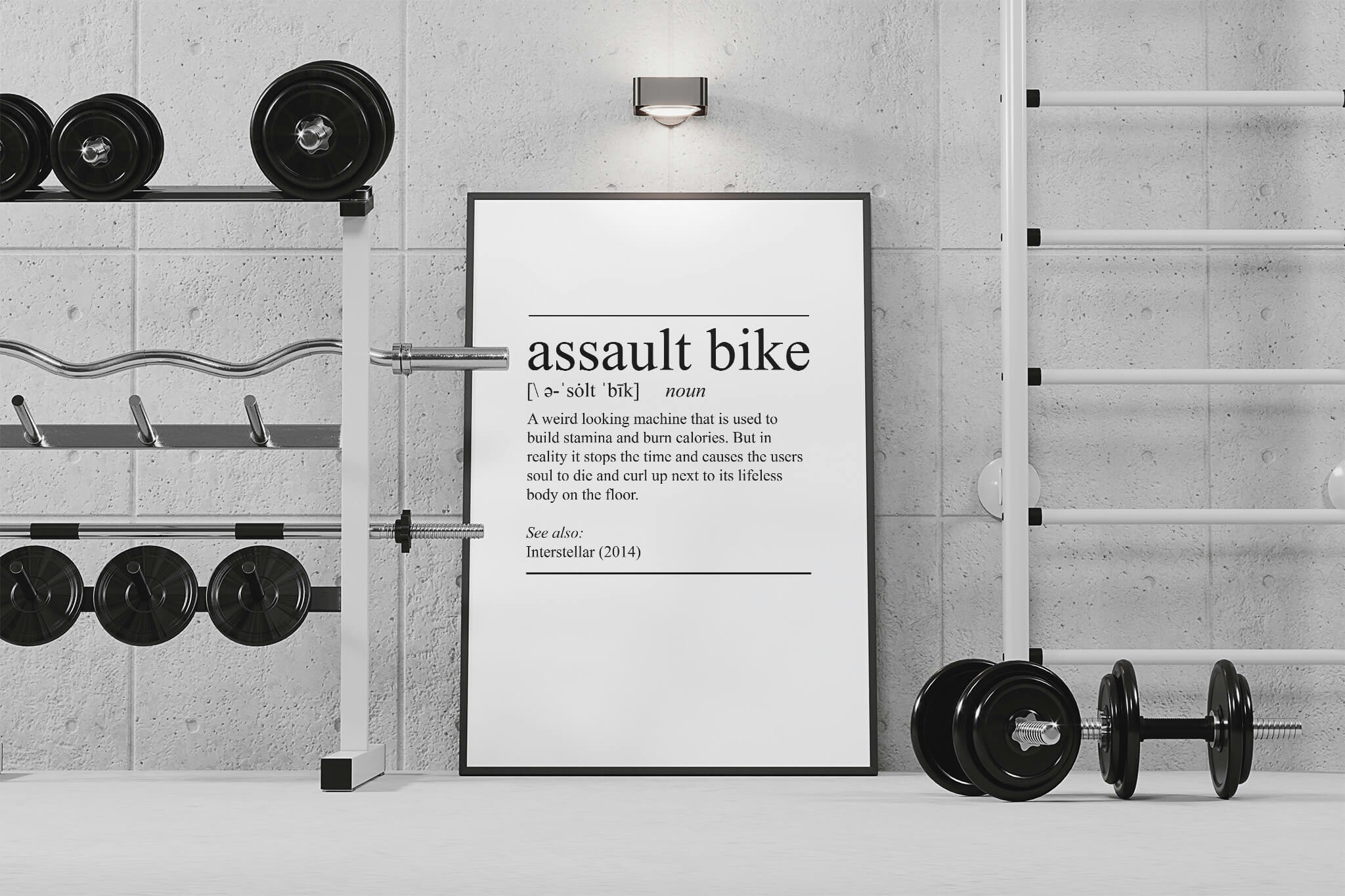 Assault Bike Poster