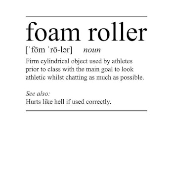 Foam Roller Poster