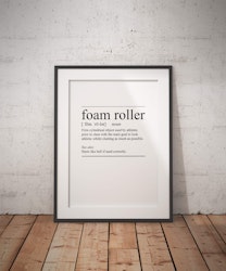 Foam Roller Poster