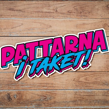 Pattarna I Taket - Synthwave - Sticker