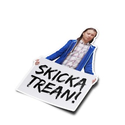 Skicka Trean - Greta - Sticker