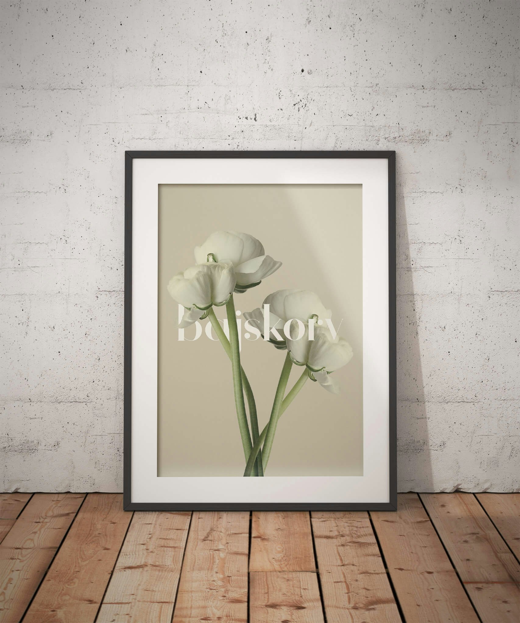 Bajskorv - Floral Poster