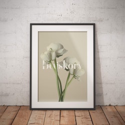 Bajskorv - Floral Poster