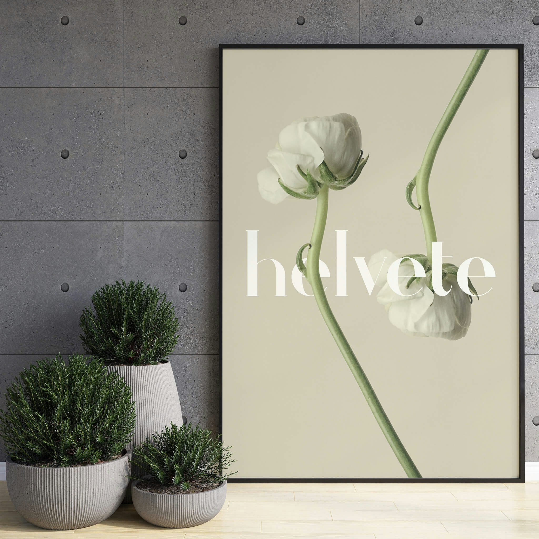 Helvete - Floral Poster