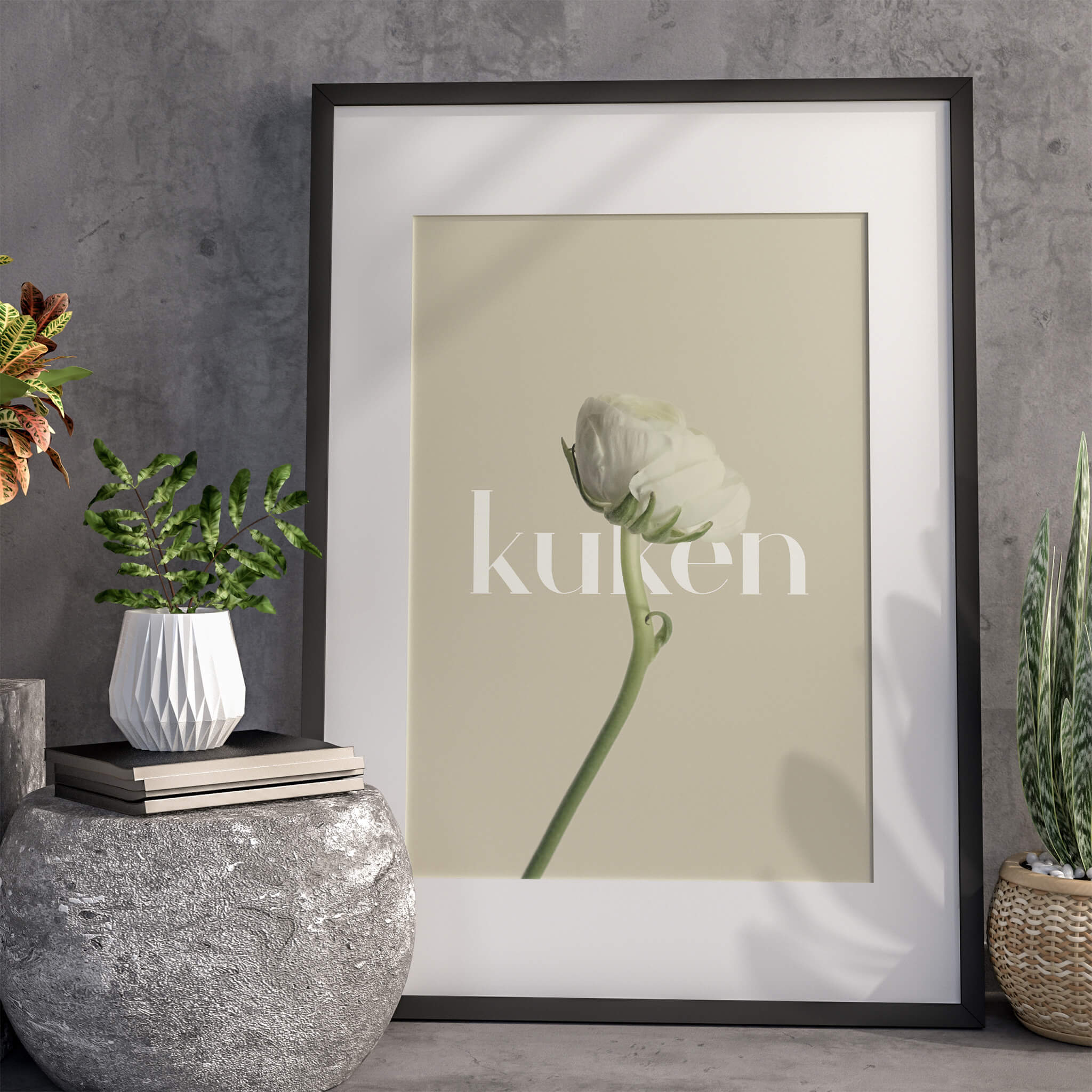 Kuken - Floral Poster