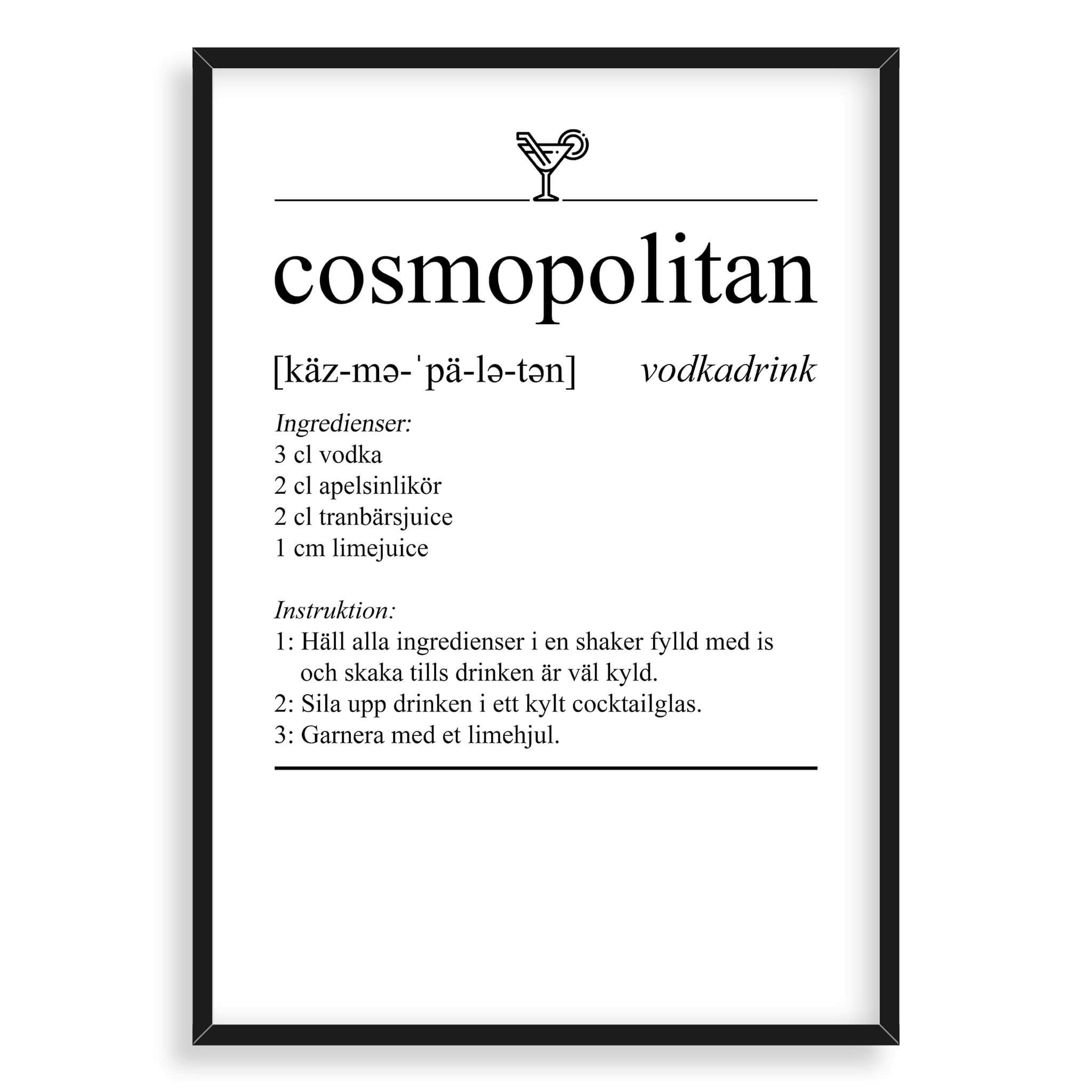 Cosmopolitan Poster