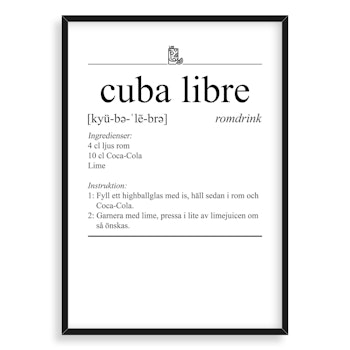 Cuba Libre Poster