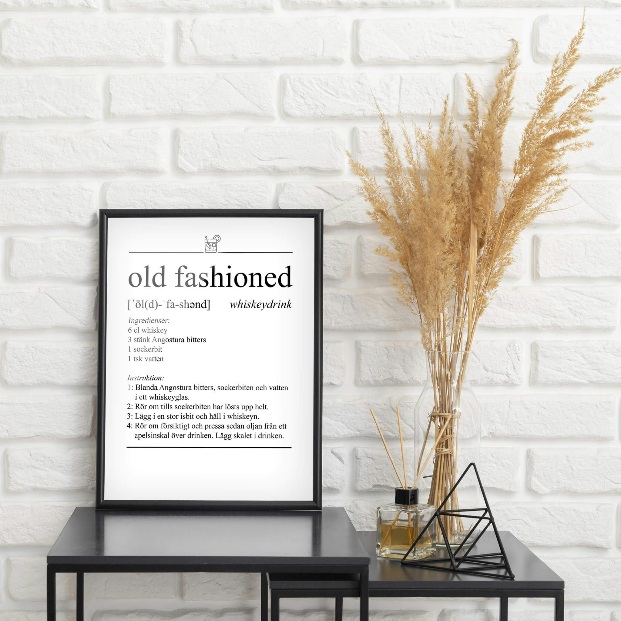 Old Fashioned Poster