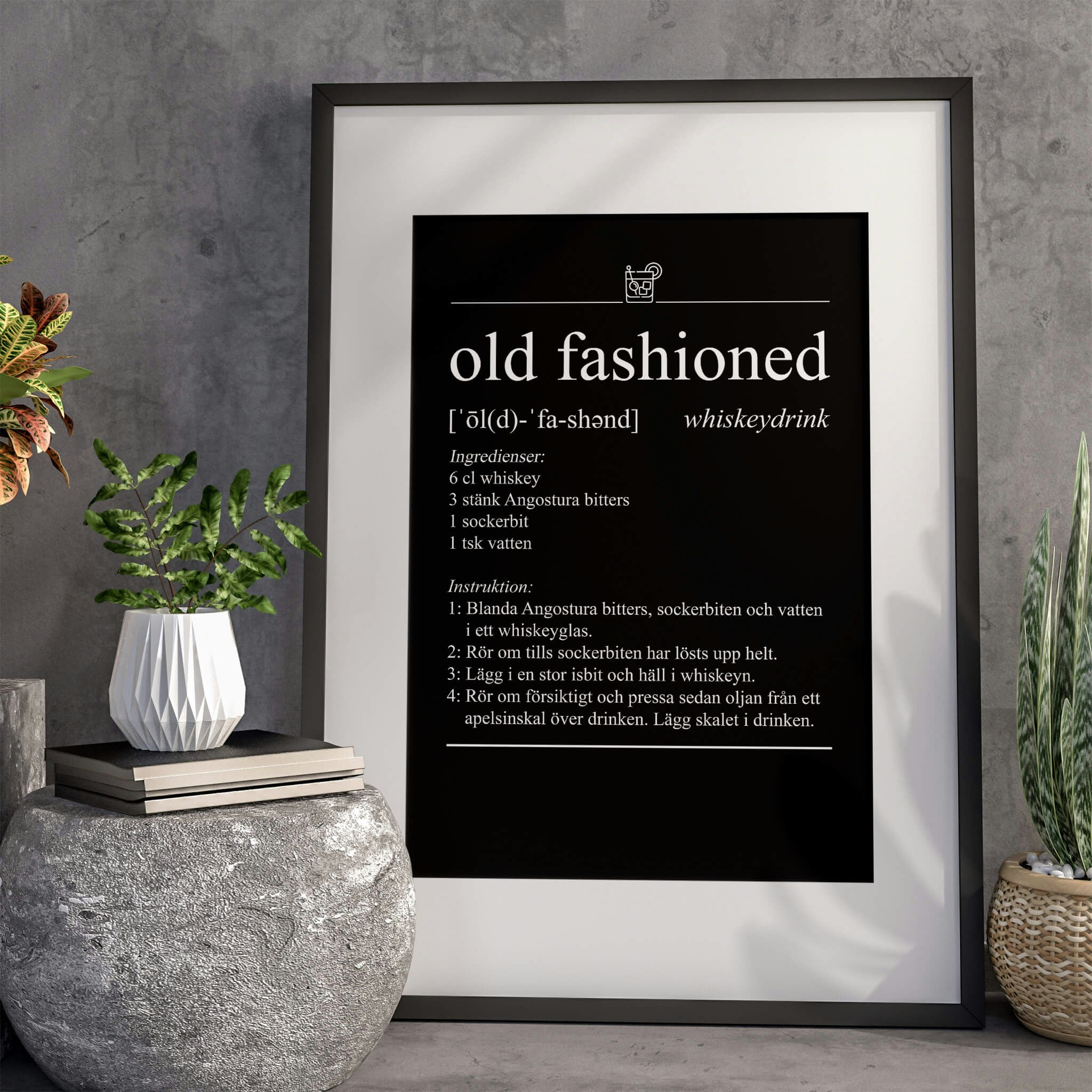 Old Fashioned Poster