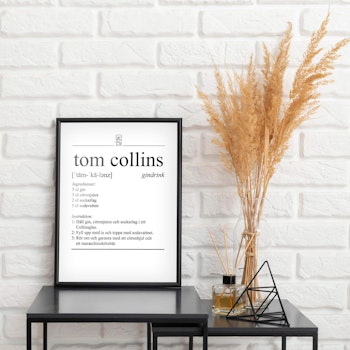 Tom Collins Poster