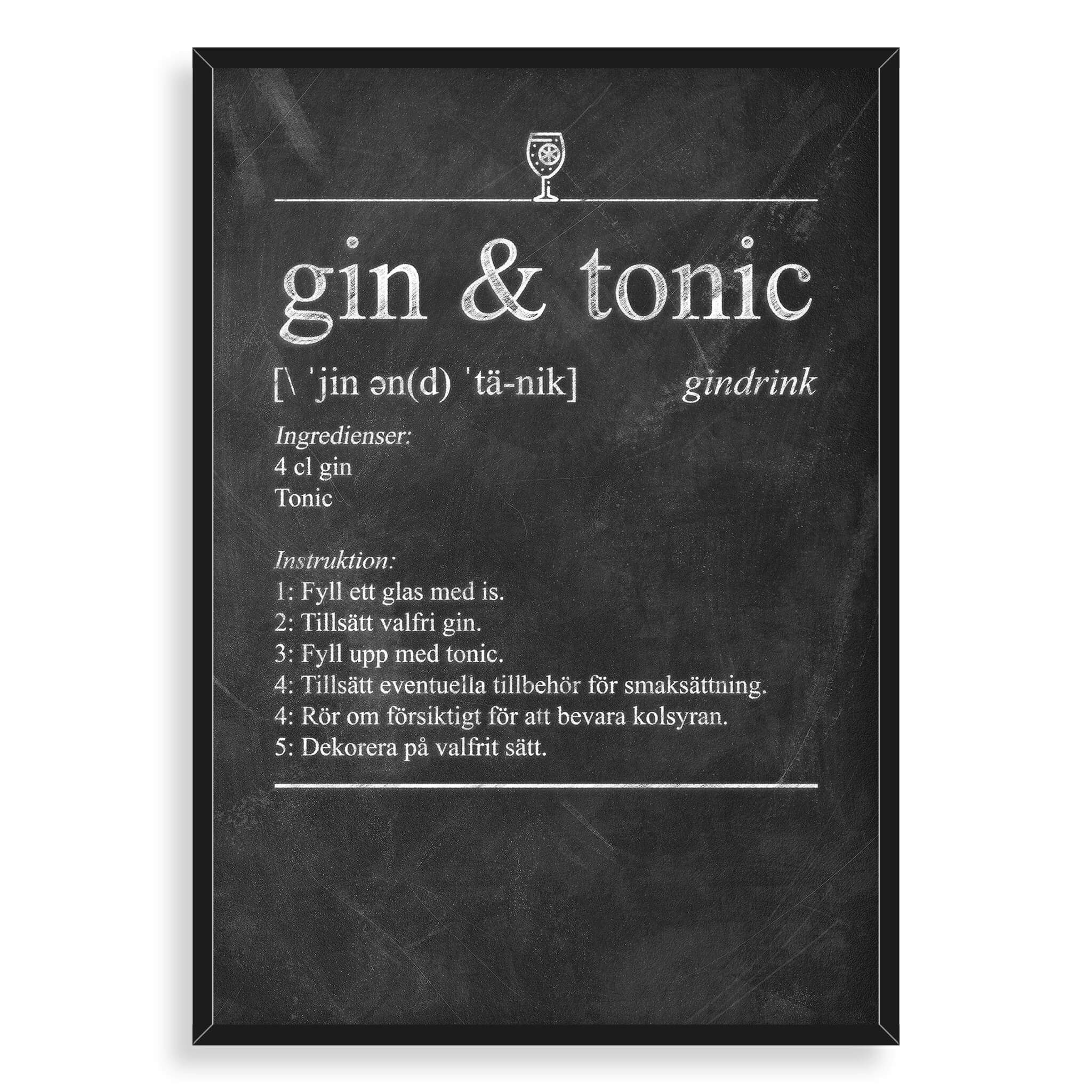 Gin & Tonic Poster