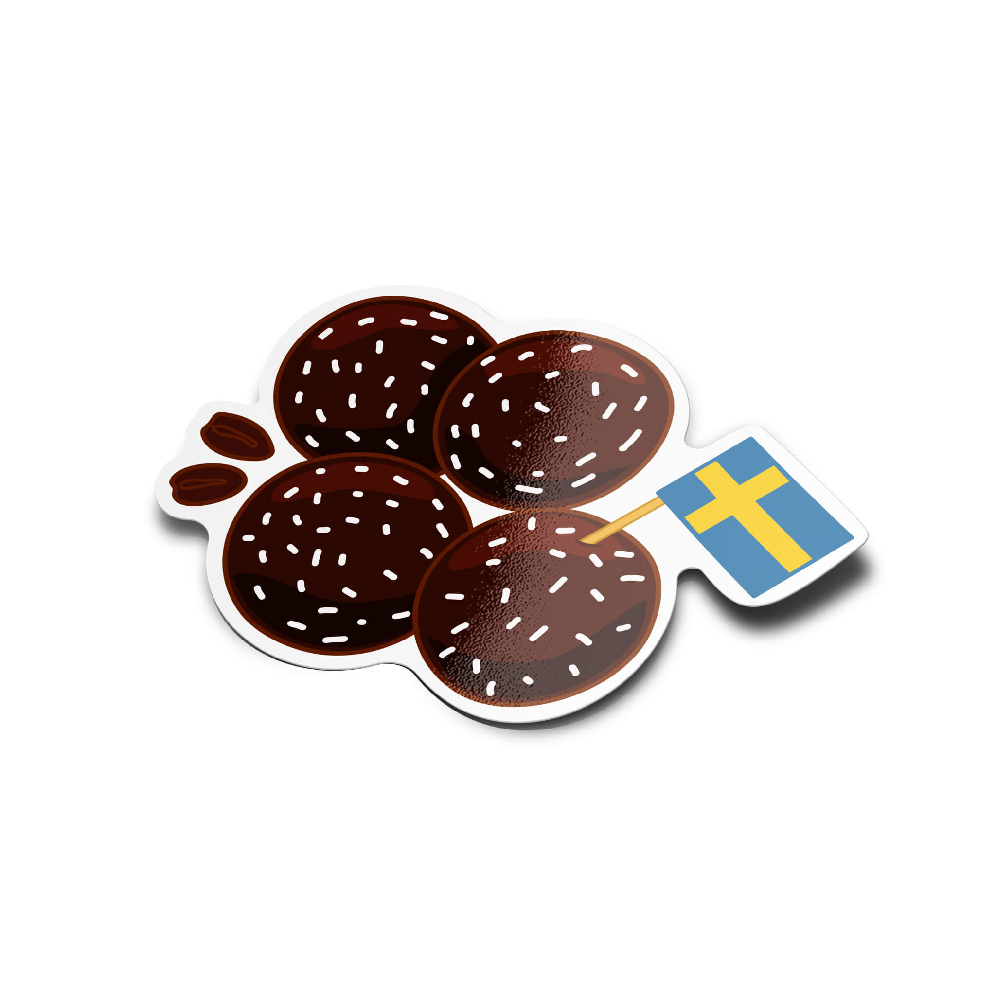 Chokladbollar - Sticker