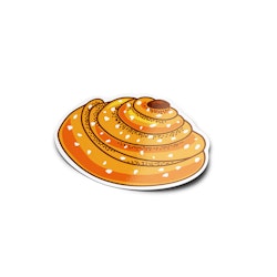 Kanelbulle - Sticker