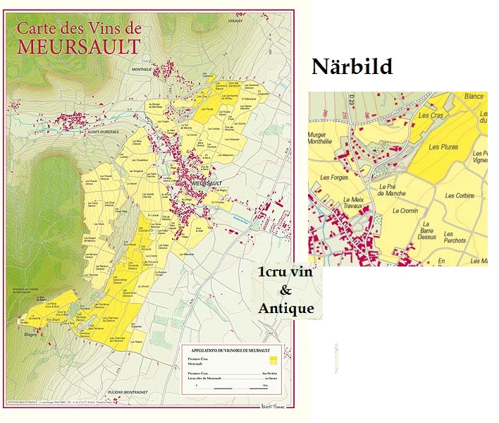 Vinkarta över Meursault