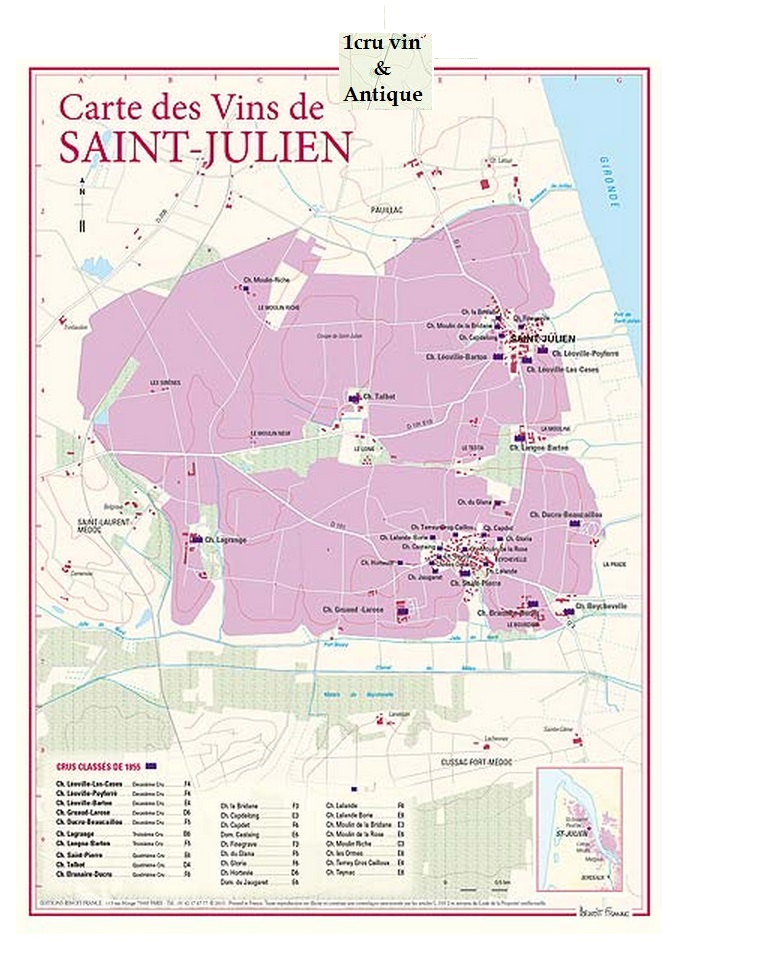 Vinkarta Saint-Julien Bordeaux