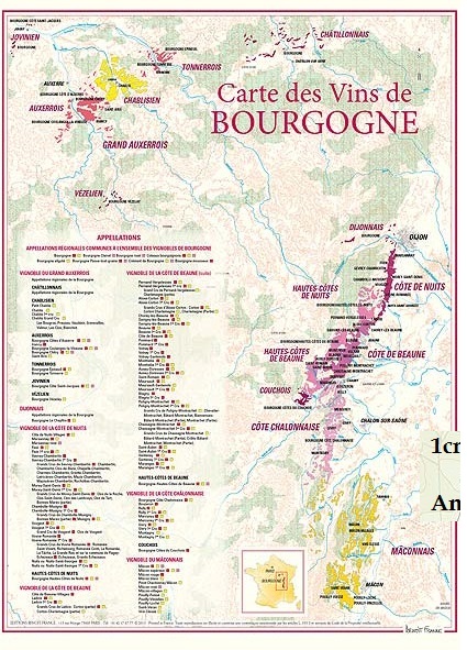 Vinkarta Bourgogne